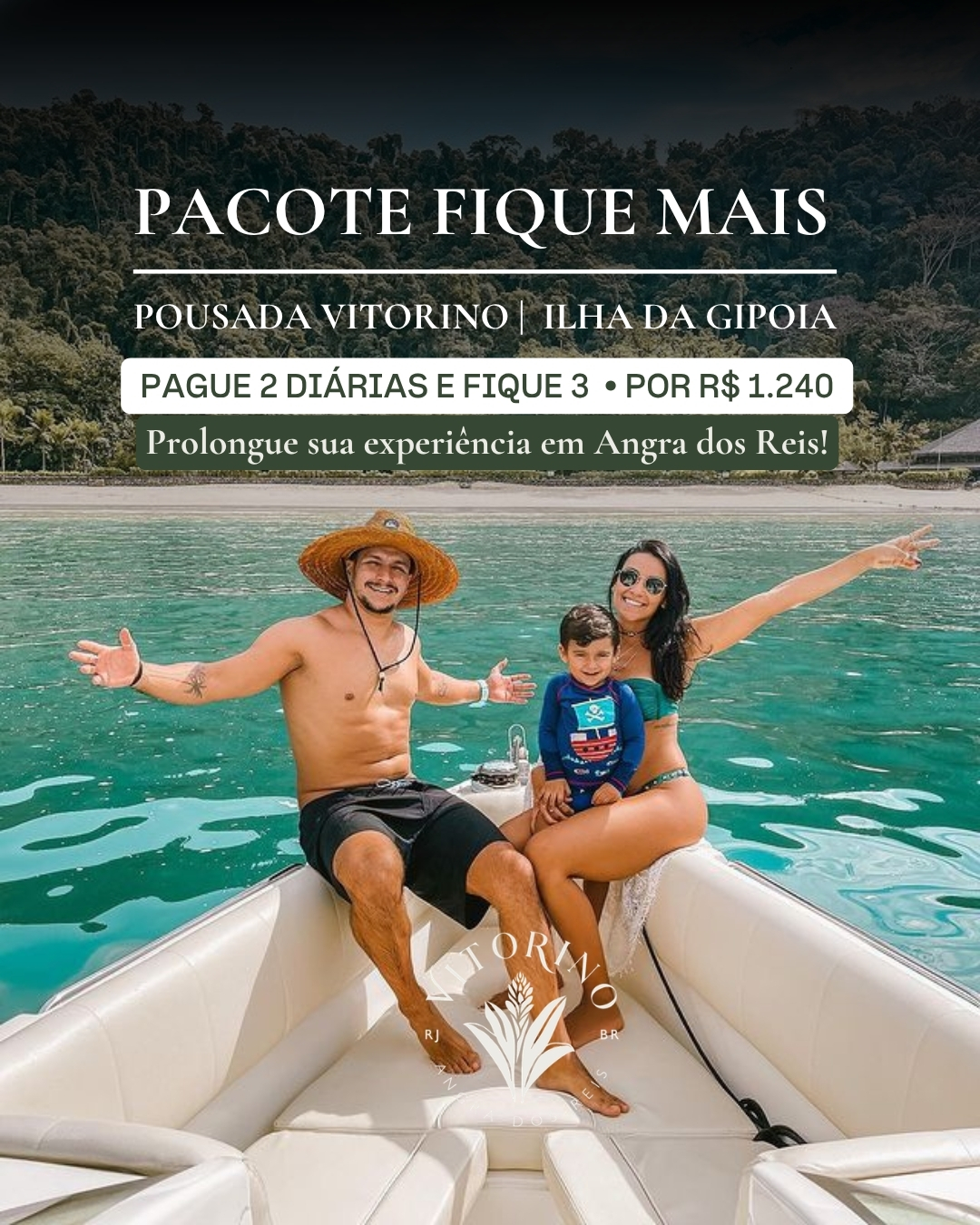 Pacote Fique Mais (3 diárias por 2) Baixa Temporada